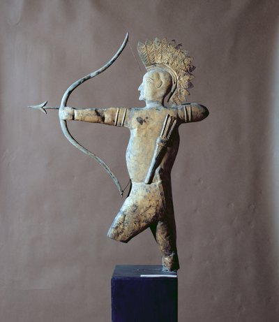 Weather Vane in the Form of an American Indian by Unbekannt Unbekannt